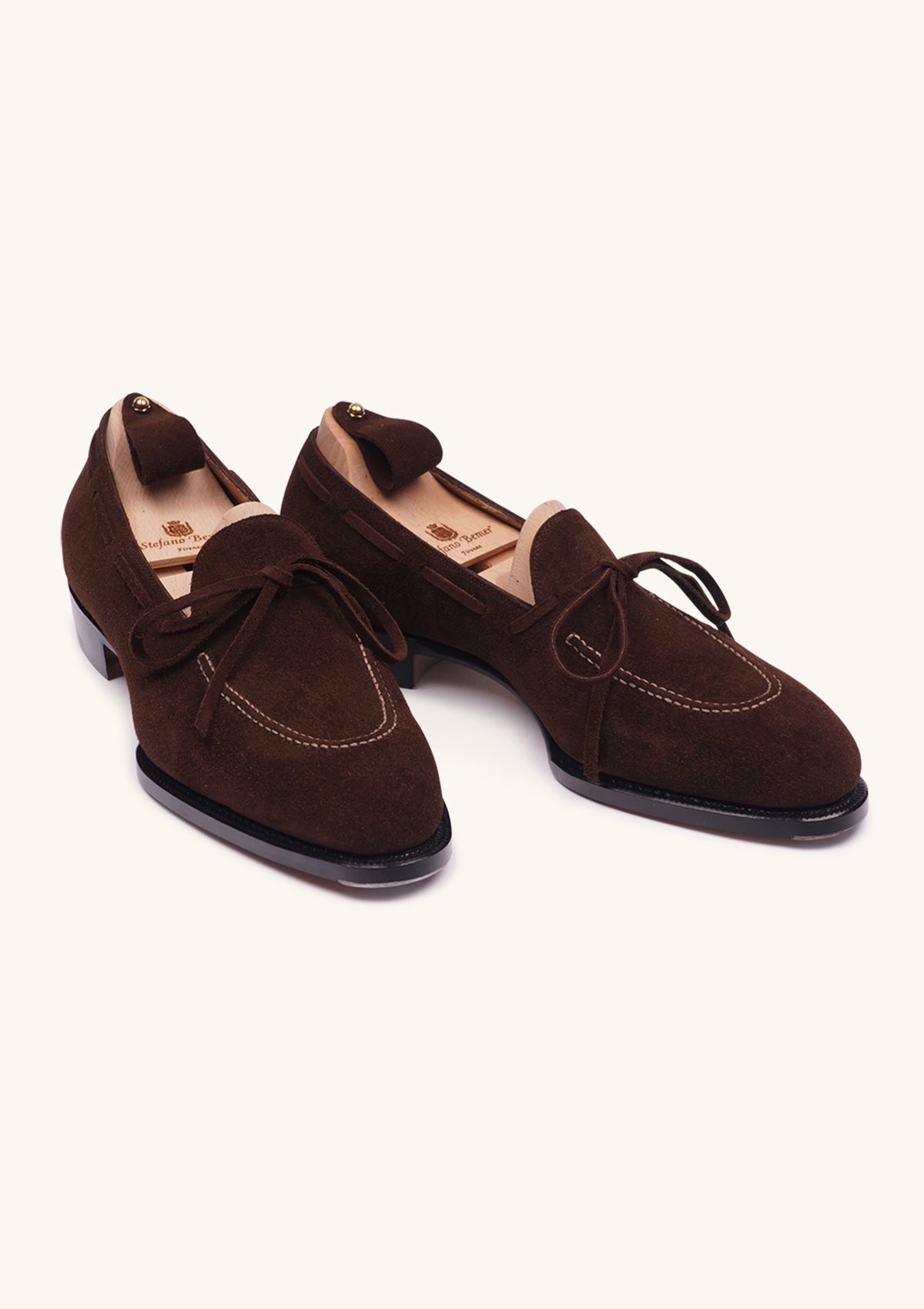 Brown Bow Tie Loafers