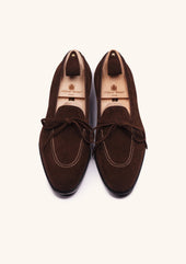 Brown Bow Tie Loafers