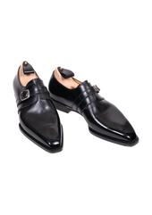 Dark Brown Single Monk Strap with Rubber Sole