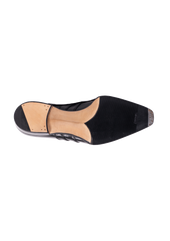 Dark Brown Single Monk Strap With Rubber Sole