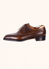 Hatched Five Eyelet Derbies