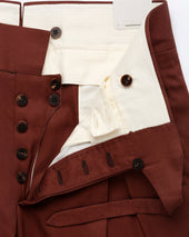 The Arancio Cotton Trousers 2 Pinces
