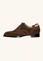 Suede Wingtip Oxfords