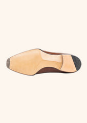 Light Brown Oxford With Brogued Cap Toe