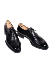 Black Captoe Oxfords