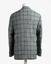 The Summer Check Blazer Made Of Loro Piana Wool Linen Silk