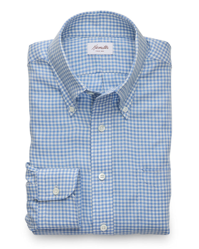 Heights Cashmere Check (Blue)