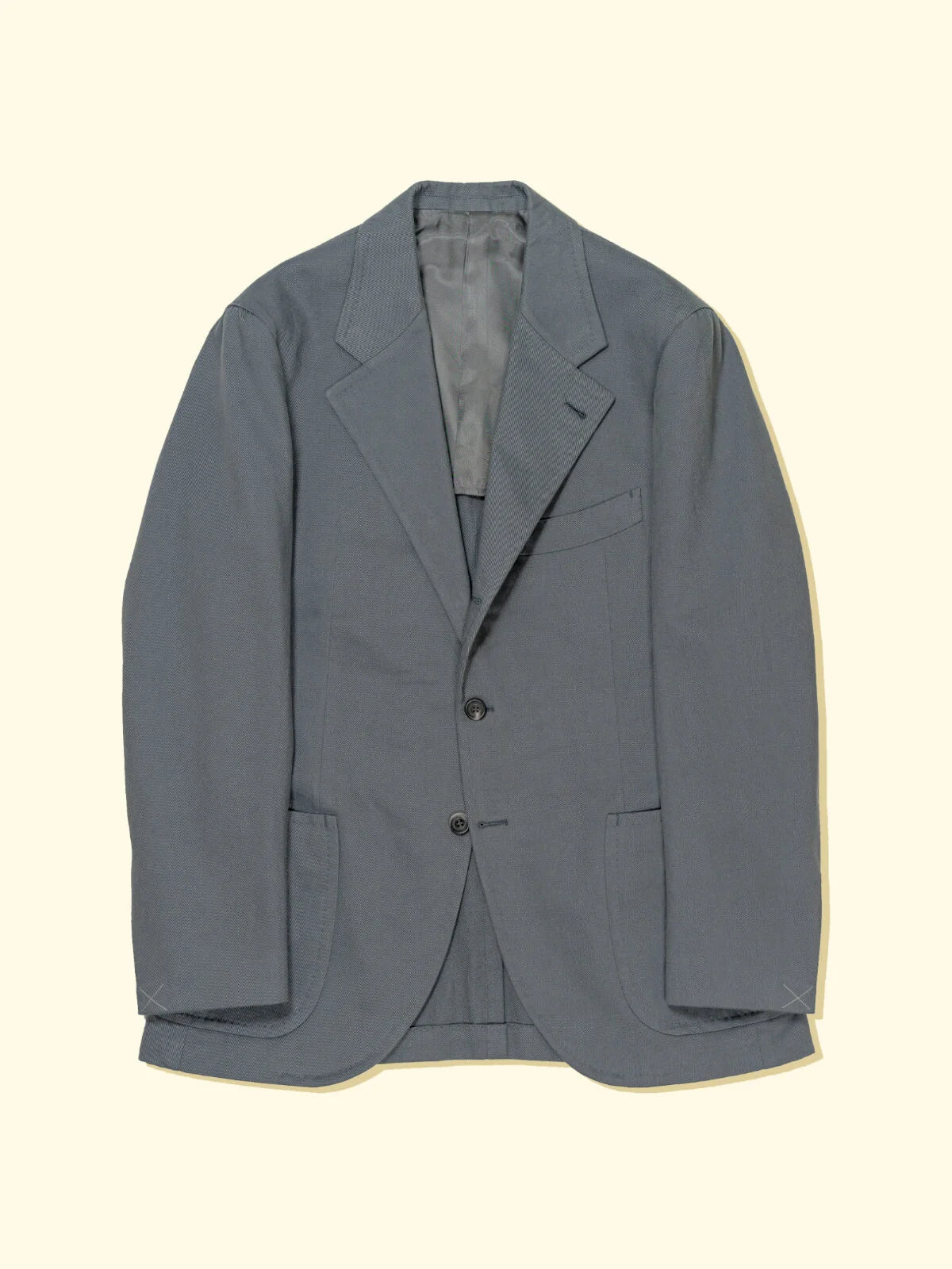 Brushed Cotton Suit Jacket Dolphin Grey The Anthology