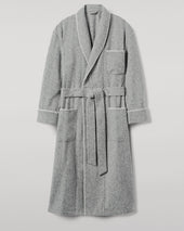 Donegal Cashmere Grey Dressing Gown