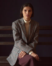 Speckled Feather Suit Jacket 36
