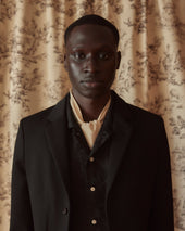 Riding Twill Suit Jacket - Black