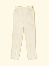 Civilman Trousers - Vanilla ‘Pod’ Flecked Denim — The Anthology