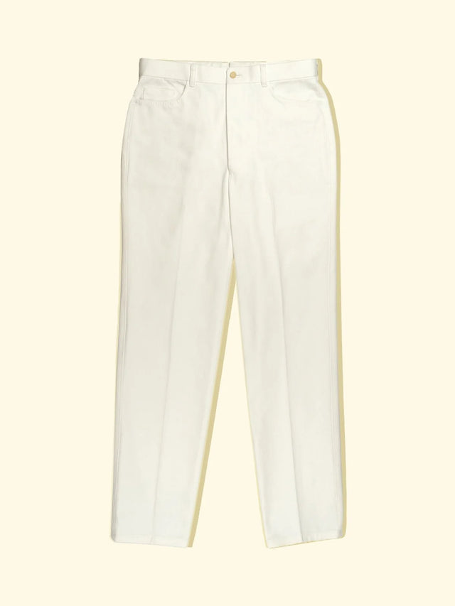Civilman Trousers - White Denim — The Anthology