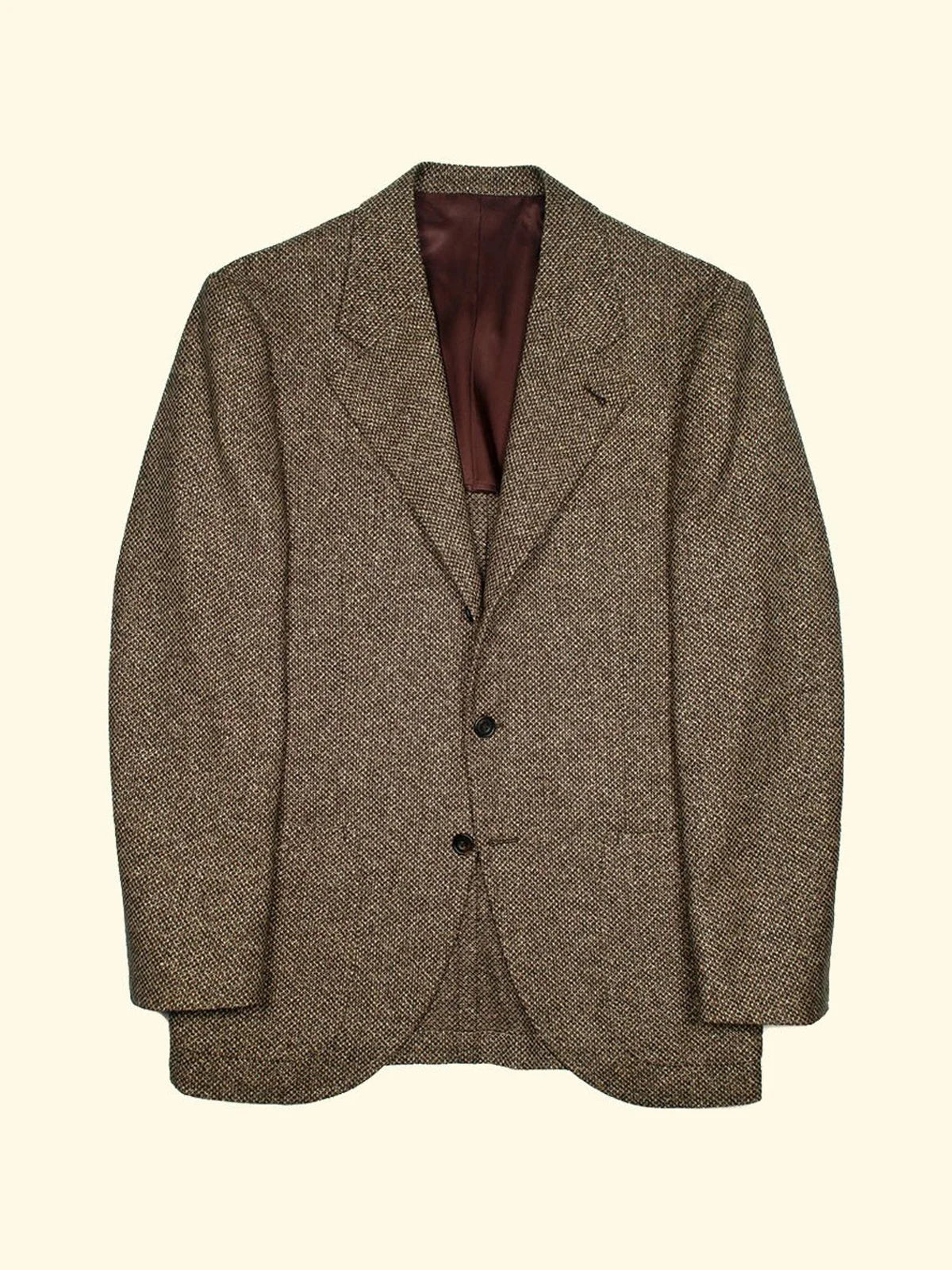 Wool Silk Sport Jacket Truffle The Anthology