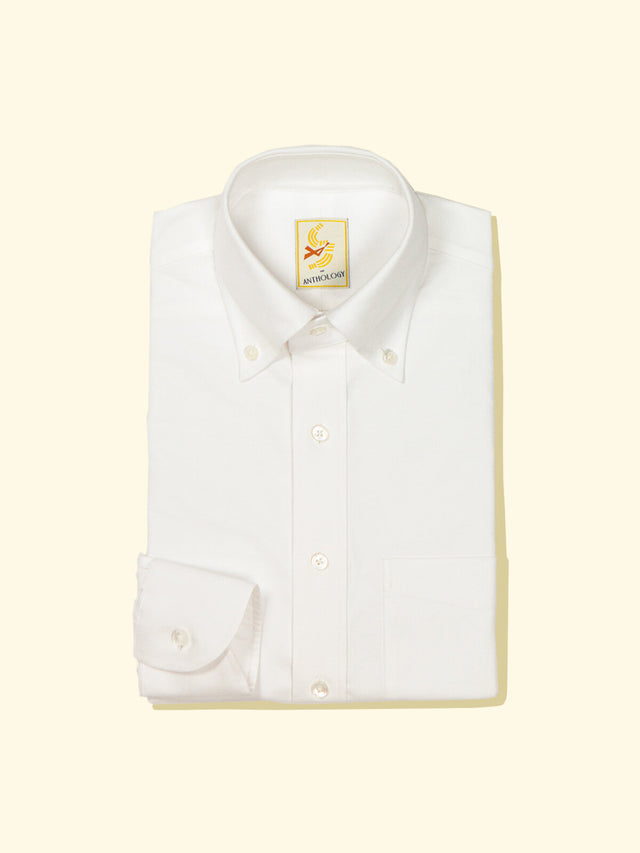 White Oxford Button-Down Shirt — The Anthology