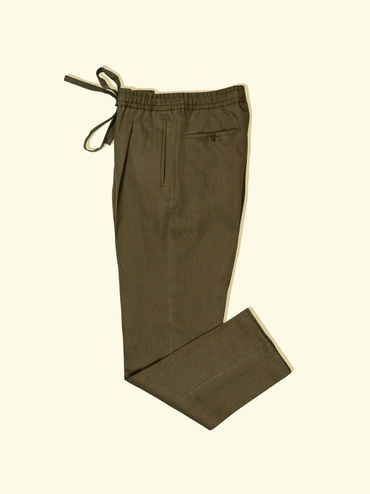 Linen Drawstring Trousers The Anthology