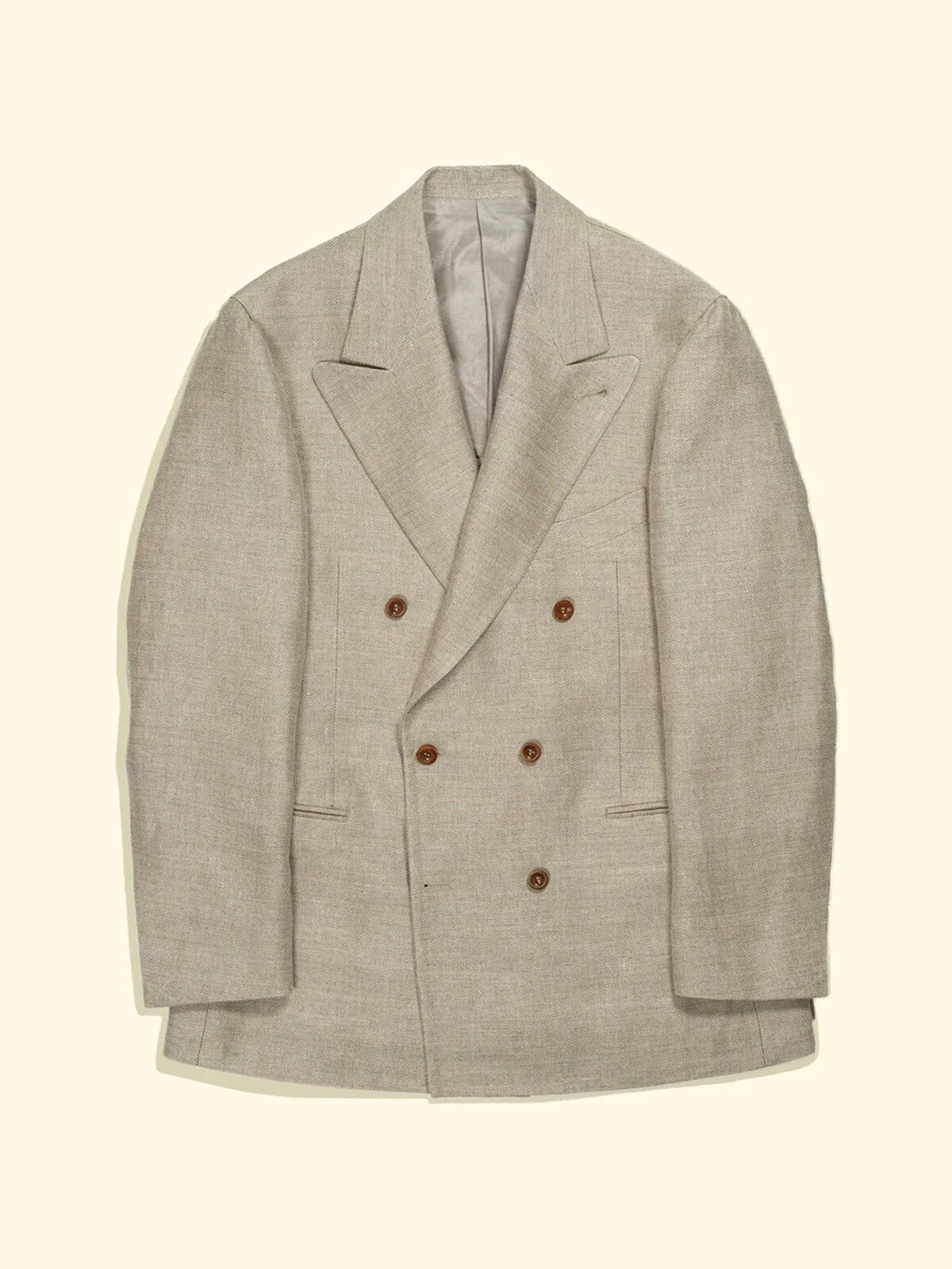 Linen Sport Jacket Sandstone The Anthology