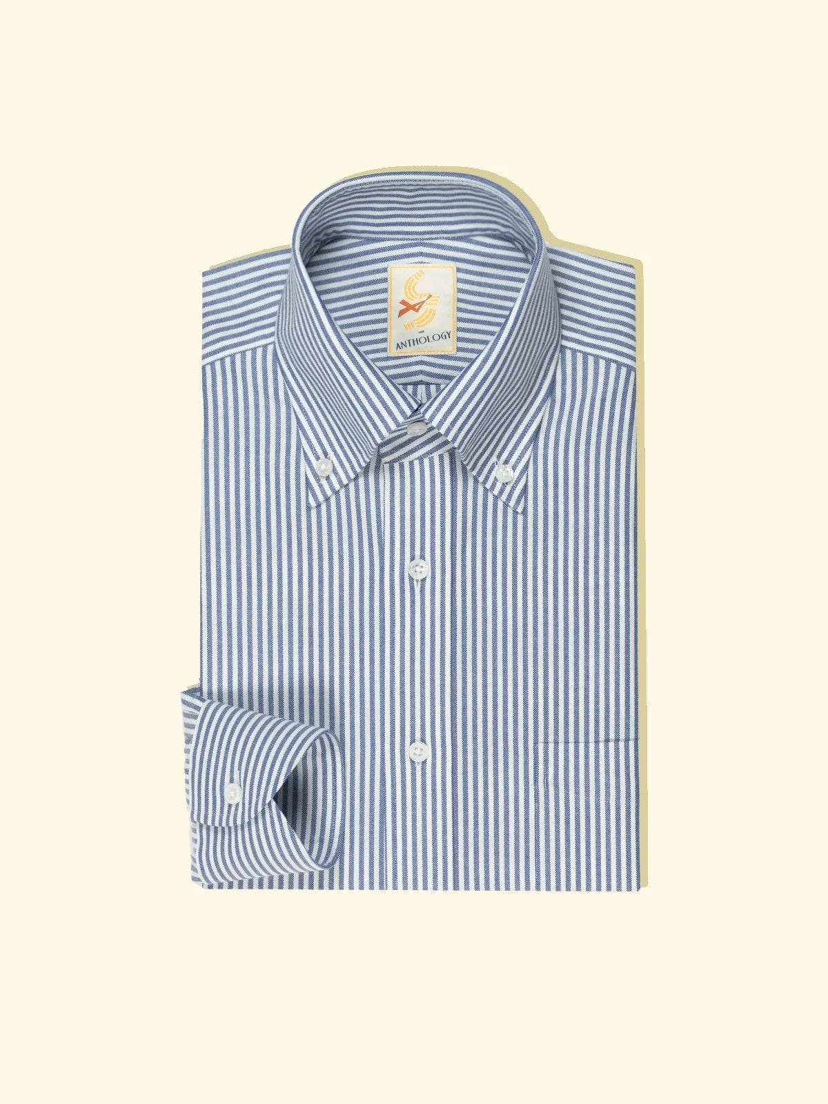 And White Lightweight Oxford Button Down Shirt The Anthology