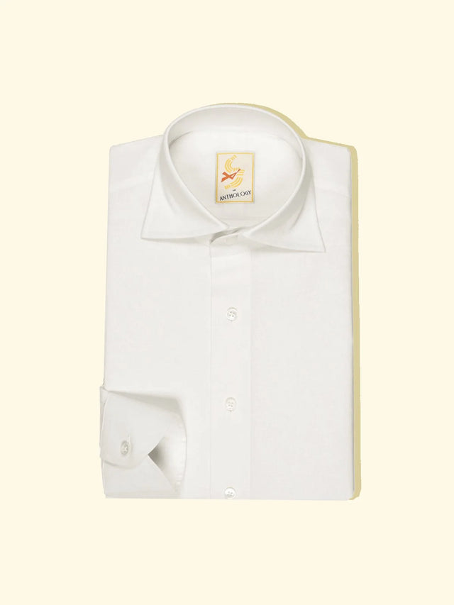 White Cotton/Linen Shirt — The Anthology