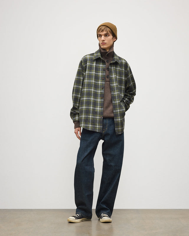 Capercaillie Green Plaid Overshirt