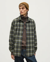 Capercaillie Green Plaid Overshirt