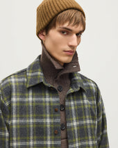 Capercaillie Green Plaid Overshirt