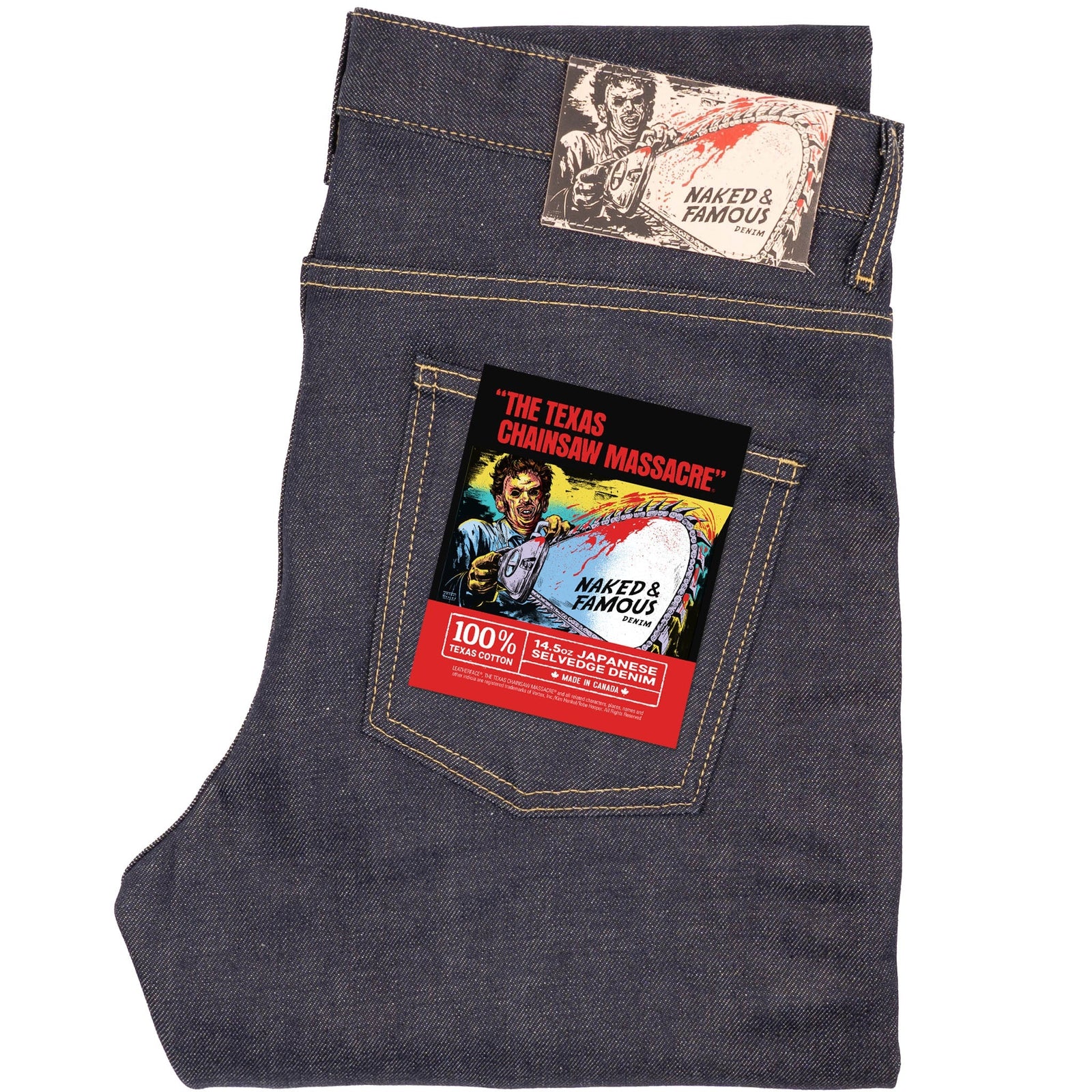 Super Guy Texas Chainsaw Massacre Leatherface Selvedge