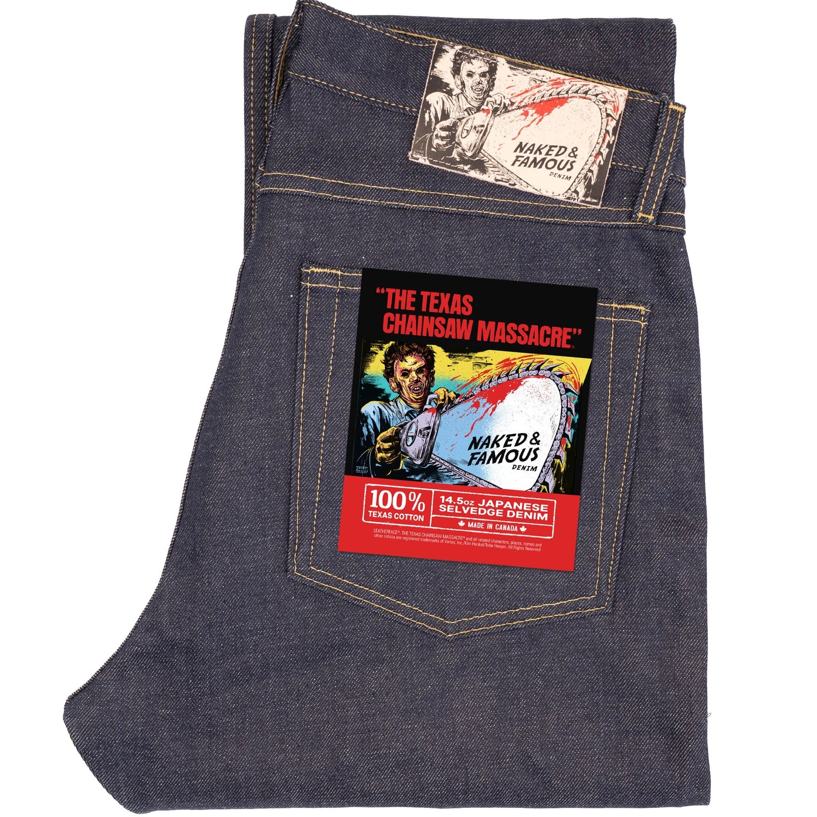 True Guy Texas Chainsaw Massacre Leatherface Selvedge