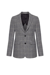 Grey Glen Check Tweed Jacket