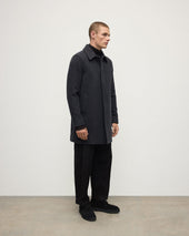 Wool Grey Car Coat