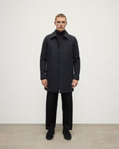 Wool Grey Car Coat