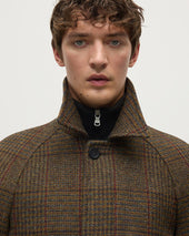 'The Balmacaan' Coat | Moorland Glen Urquhart Check