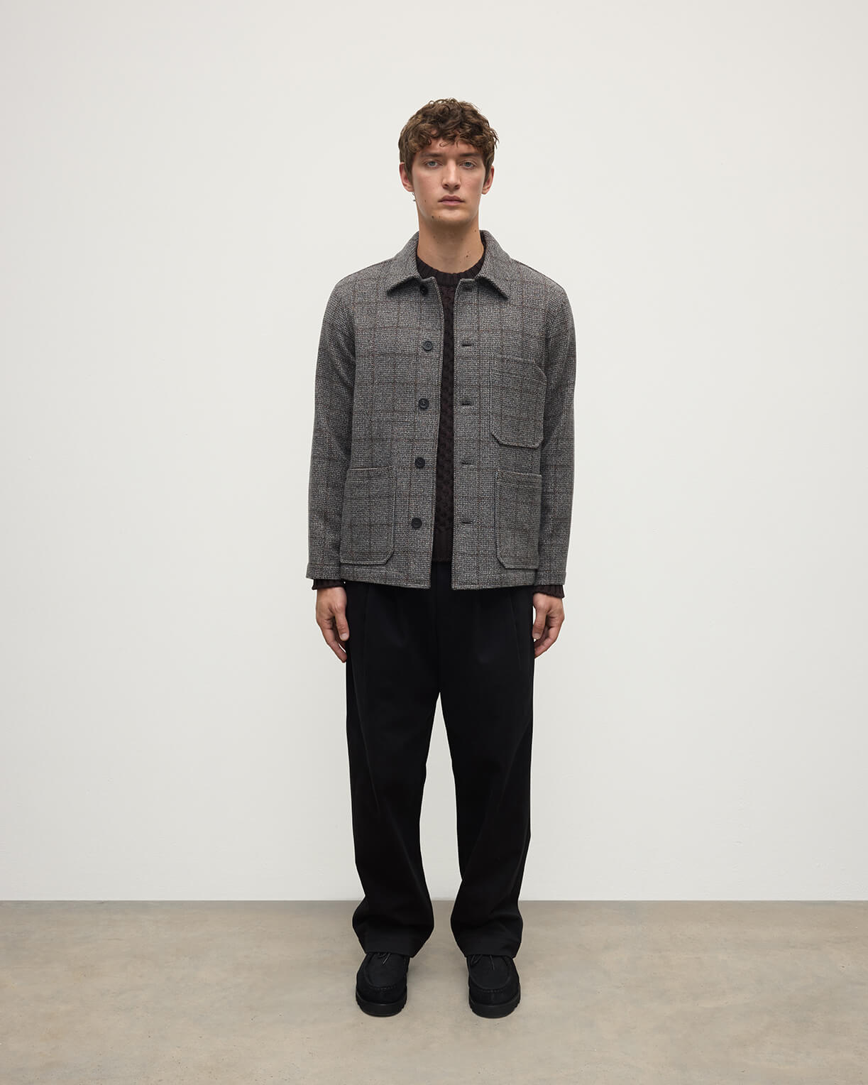The Weavers Jacket Peregrine Tweed Windowpane