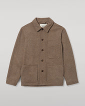 The Weavers Jacket Blue Herringbone