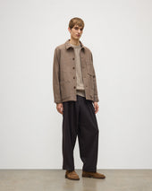 The Weavers Jacket Blue Herringbone