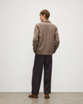 The Weavers Jacket Blue Herringbone