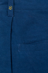 Medium Pleated Handspun Cotton Trousers