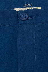 Medium Pleated Handspun Cotton Trousers