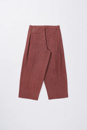 Rogue Pink Pleated Cotton Trousers