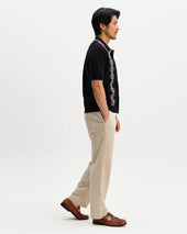 Tellaro And Ecru Retro Embroidered Shirt