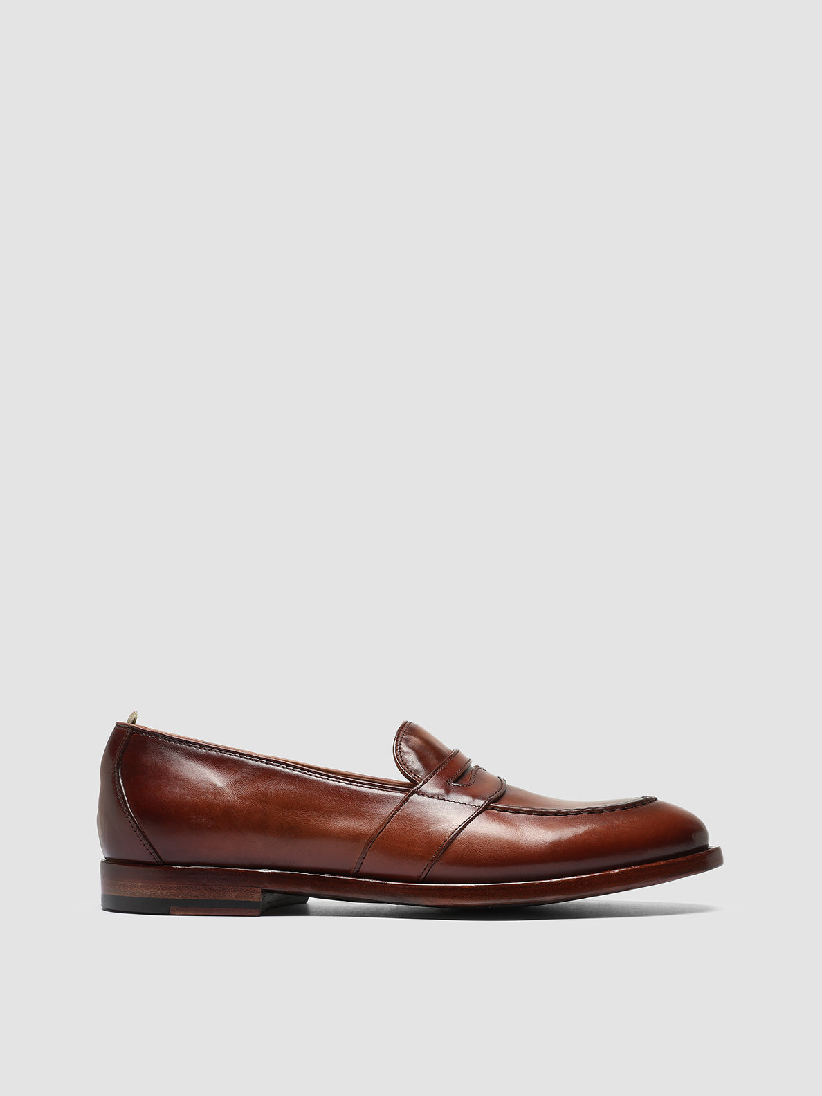 Temple 016 Leather Penny Loafers