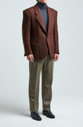 Aston Blazer In Wool Herringbone