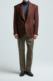 Aston Blazer In Wool Herringbone