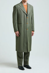 Mark Coat In Wool Covert