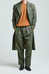Mark Coat In Wool Covert