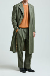 Mark Coat In Wool Covert