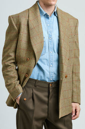 David Blazer In Wool Check