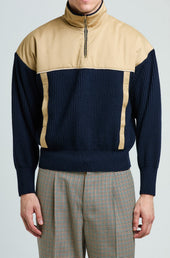 Laga Sweater In Wool Knit And Cotton
