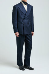 Stefano Blazer In Wool Herringbone