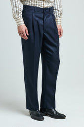 Vito Trousers In Wool Herringbone